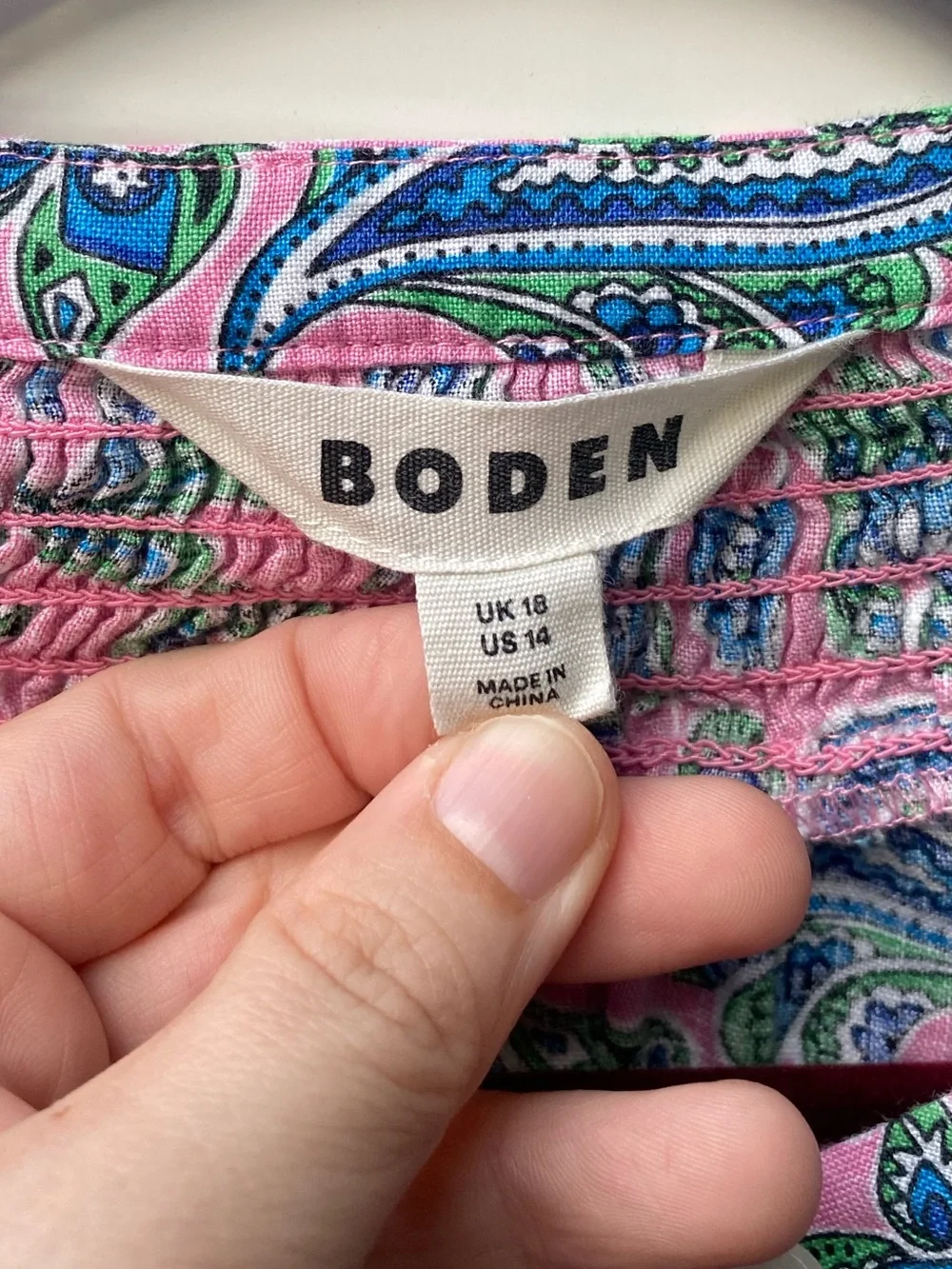 Boden soft pink